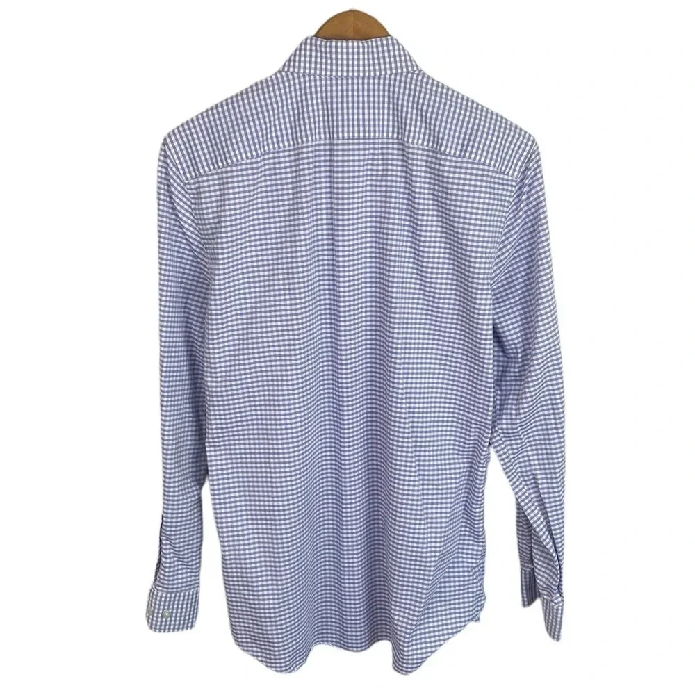BF1343 Mens Banana Republic Non Iron Stretch GRANT Fit Button Down Shirt M
